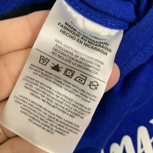 Nike NEW York City Royal Blue Screen Print Short Sleeve Tee size XL - Picture 10 of 11